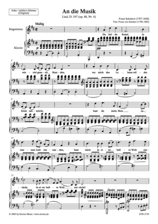 Franz Schubert - An die Musik