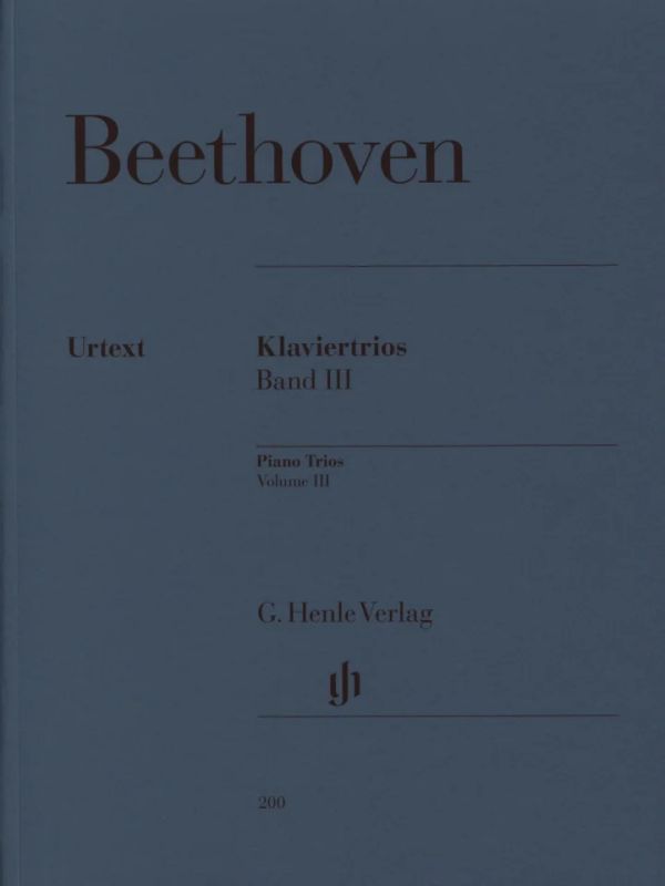 Ludwig van Beethoven - Klaviertrios III