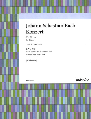 Johann Sebastian Bach - Konzert d-Moll BWV 974