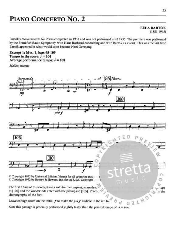 Orchestral Excerpts For Timpani