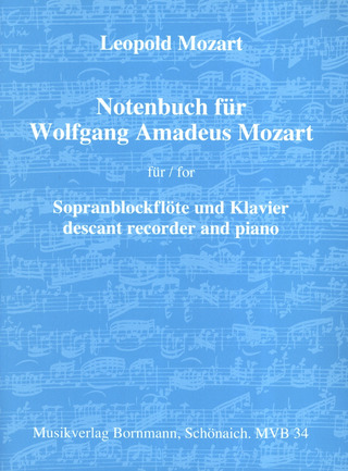Leopold Mozart - Notenbuch Fuer Wolfgang Amadeus Mozart