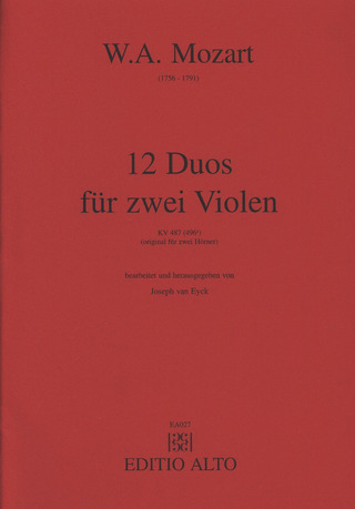 Wolfgang Amadeus Mozart - 12 Duos