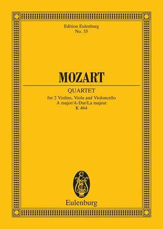 Wolfgang Amadeus Mozart - Streichquartett A-Dur