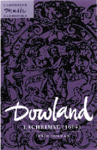 Peter Holman: Dowland –  Lachrimae (1604)