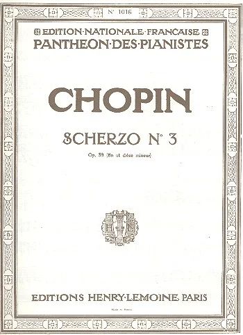 Frédéric Chopin - Scherzo n°3 en Ut# min. Op.39