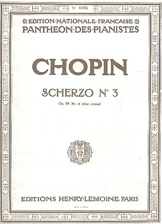 Frédéric Chopin - Scherzo n°3 en Ut# min. Op.39
