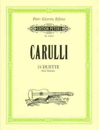Ferdinando Carulli: 24 Duette für 2 Gitarren