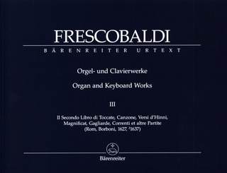 Girolamo Frescobaldi - Orgel- und Clavierwerke 3