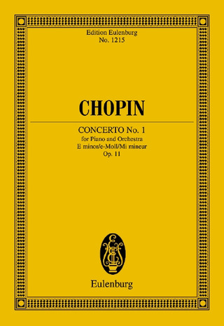 Frédéric Chopin - Concert No. 1 Mi mineur