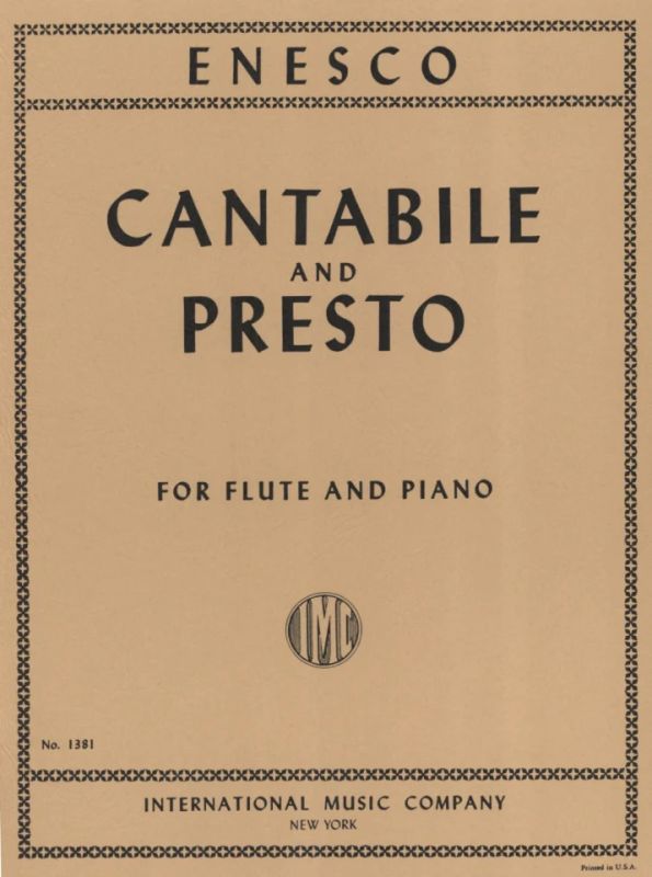 George Enescu - Cantabile + Presto