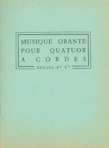 Charles Tournemire - Musique Orante Opus 61
