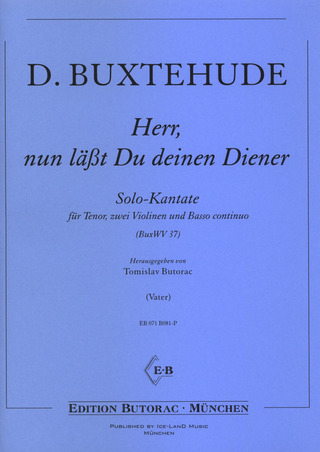Dieterich Buxtehude - Herr Nun Laesst Du Deinen Diener Buxwv 37