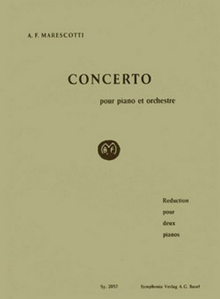 André-François Marescotti - Concerto pour piano