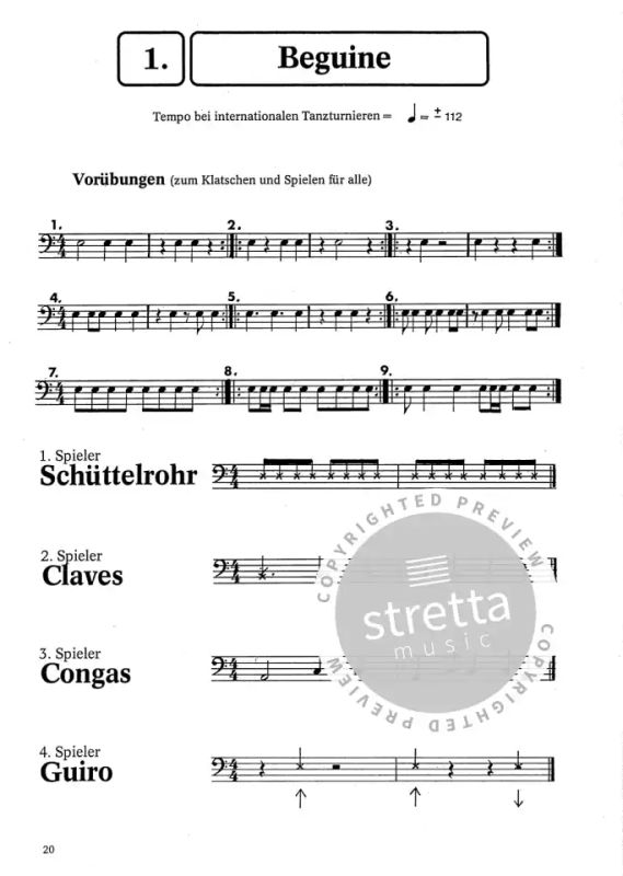 Alfred Pfortner - Der Einsatz lateinamerikanische Rhythmusinstrumente