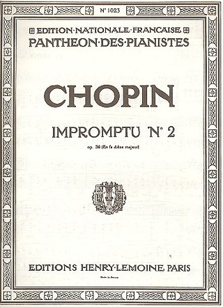Frédéric Chopin - Impromptu n°2 Op.36 Fa# maj.