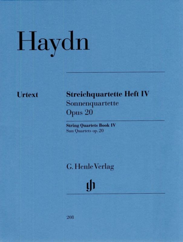 Joseph Haydn - Streichquartette Heft IV op. 20