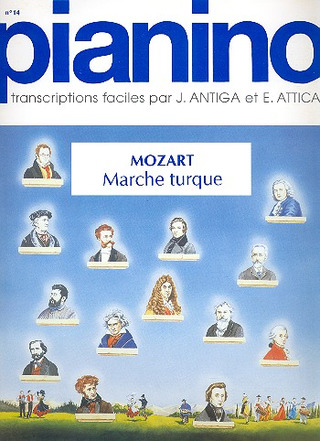 Wolfgang Amadeus Mozart - Marche turque - Pianino 14