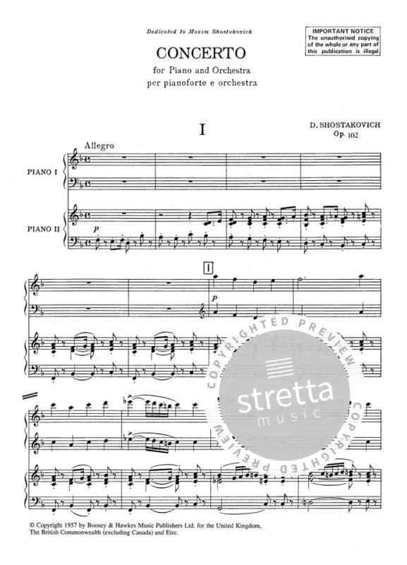 Dmitri Schostakowitsch - Piano Concerto No. 2 op. 102