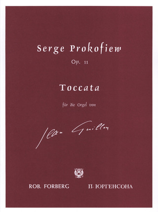 S. Prokofiev - Toccata op. 11
