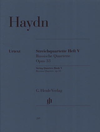 Joseph Haydn - Streichquartette Heft V op. 33