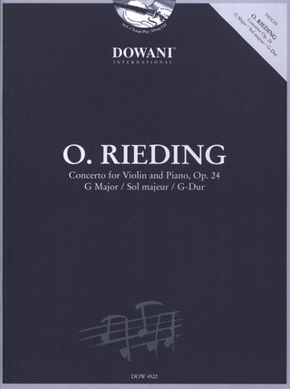 Oskar Rieding - Konzert für Violine und Klavier op. 24 in G-Dur