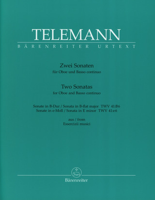 Georg Philipp Telemann - Zwei Sonaten für Oboe und Basso continuo