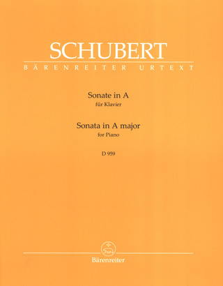 Franz Schubert: Sonate A-Dur D 959