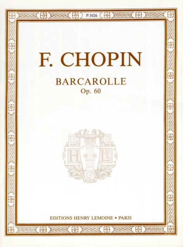 Frédéric Chopin - Barcarolle Op.60