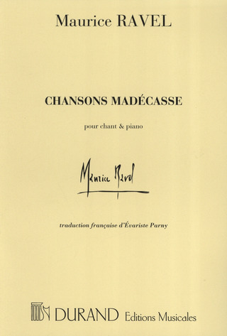 Maurice Ravel - Chansons Madecasses Cht-Piano