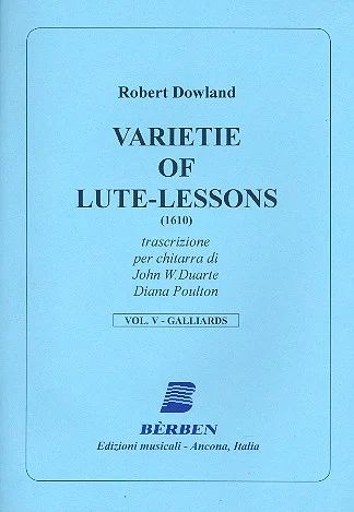 Robert Dowland - Varietie Of Lute Lessons Vol 5