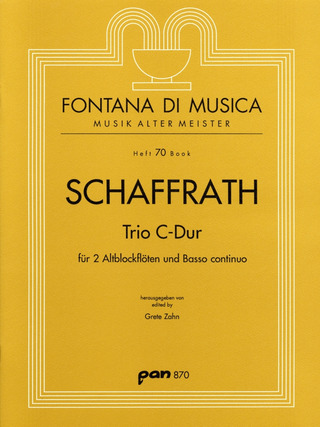Christoph Schaffrath: Trio C-dur