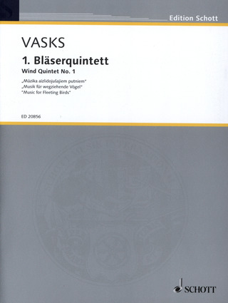 Peteris Vasks - 1. Bläserquintett (1977)