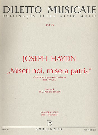 Joseph Haydn: Miseri noi, misera patria Hob. XXlVa:7