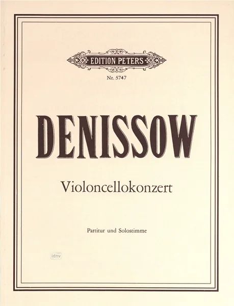 Edisson Denissow: Konzert für Violoncello und Orchester (1972) (0)