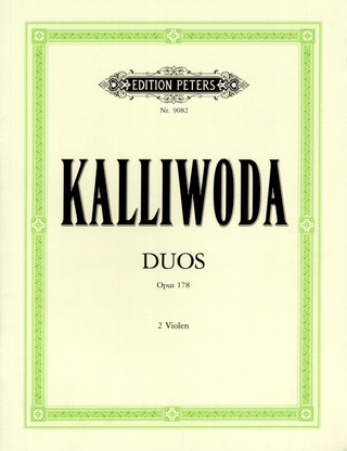 Jan Václav Kalivoda - 3 Easy Violin Duets op.178