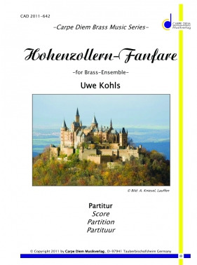 Hohenzollern-Fanfare für 10 Blechbläser Partitur und Stimmen