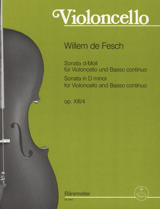 Willem de Fesch - Sonate für Violoncello und Basso continuo d-Moll op. 13/4