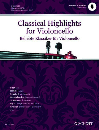 Beliebte Klassiker für Violoncello