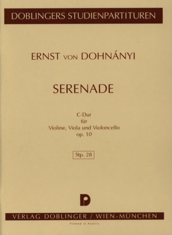 Ernst von Dohnányi - Serenade op. 10