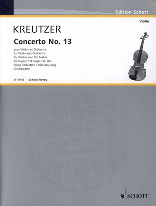 Rodolphe Kreutzer - Konzert Nr. 13 D-Dur