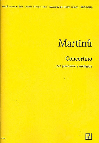 Bohuslav Martinů - Concertino H 269