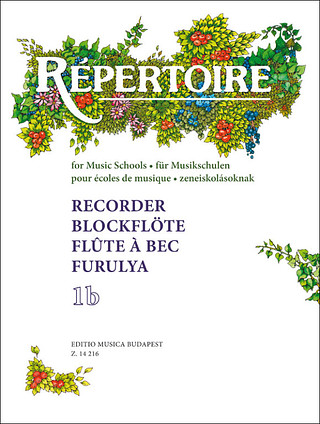 Repertoire for Music Schools – Recorder 1b