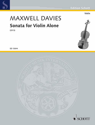 Peter Maxwell Davies - Sonata for Violin Alone