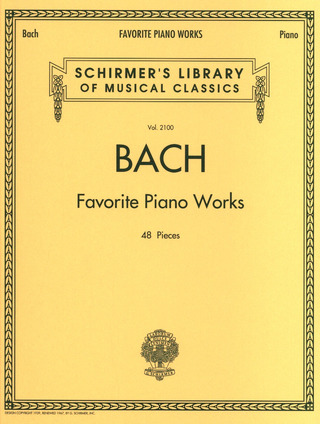Johann Sebastian Bach - Favourite Piano Works