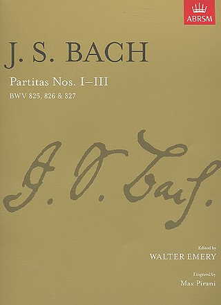 Johann Sebastian Bach y otros. - Partitas - Nos.I-III