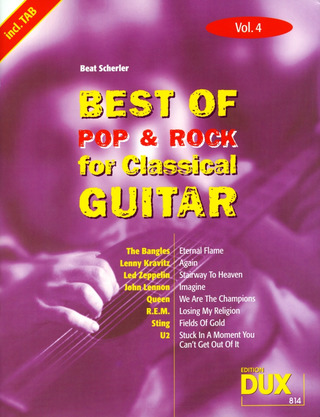 Best of Pop & Rock for Classical Guitar 4