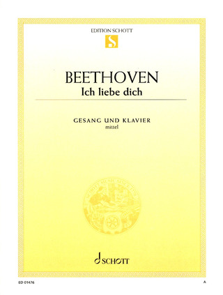 Ludwig van Beethoven - Ich liebe dich WoO 123