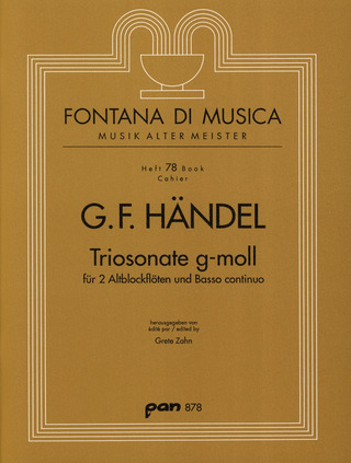 George Frideric Handel: Triosonate G-Moll