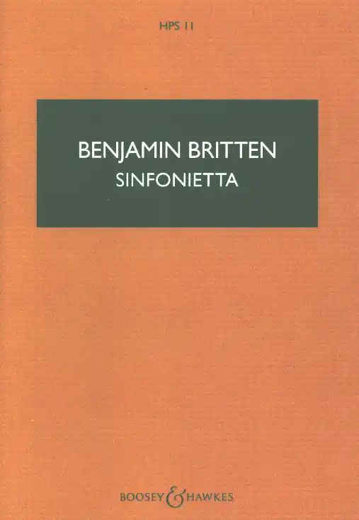 Benjamin Britten - Sinfonietta Op.1