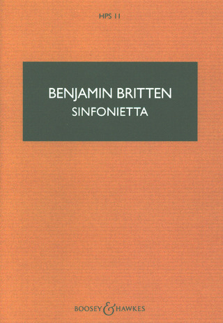 Benjamin Britten: Sinfonietta op. 1 (1932)